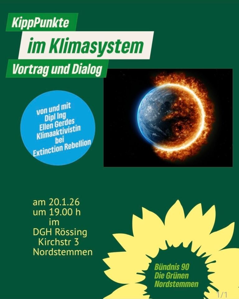 Vortrag „Kipppunkte im Klima-Systen“