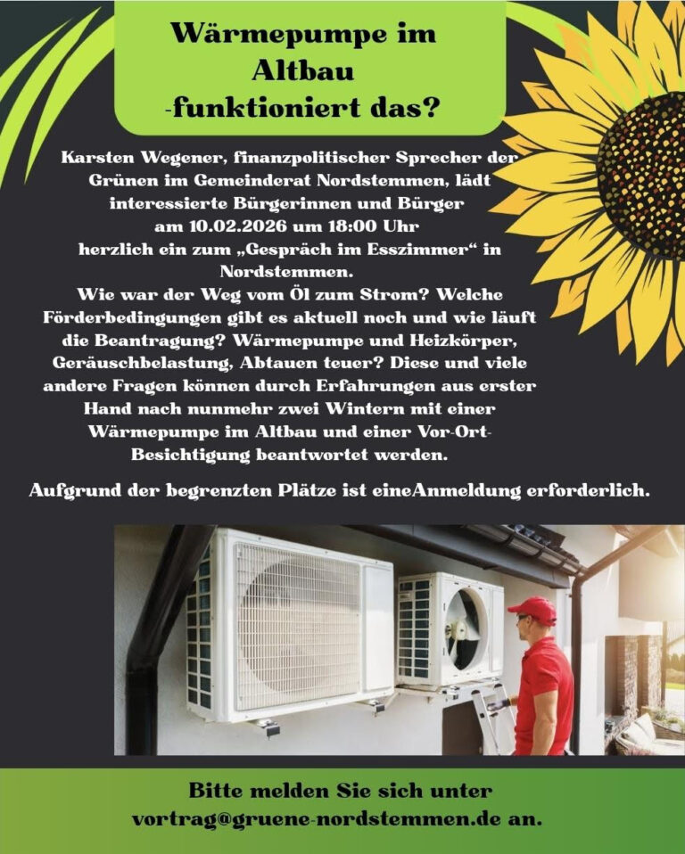 Vortrag zum Thema Wärmepumpe